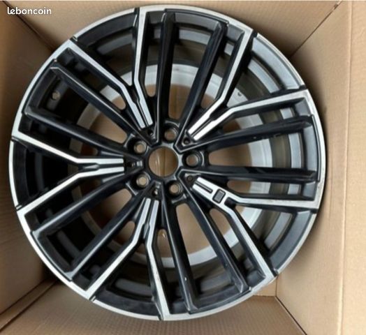 Pack 4x jantes 20' look S Sport black polish gloss G30 G31 9X20 8x20"