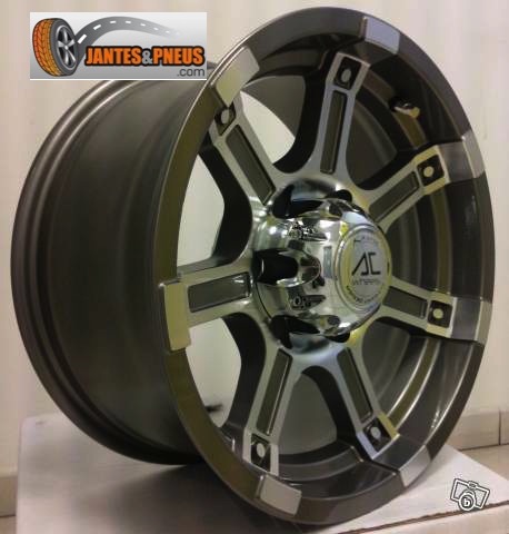 PACK COMPLET 18' 5x112 look AUDI SPORT Black 8x18"