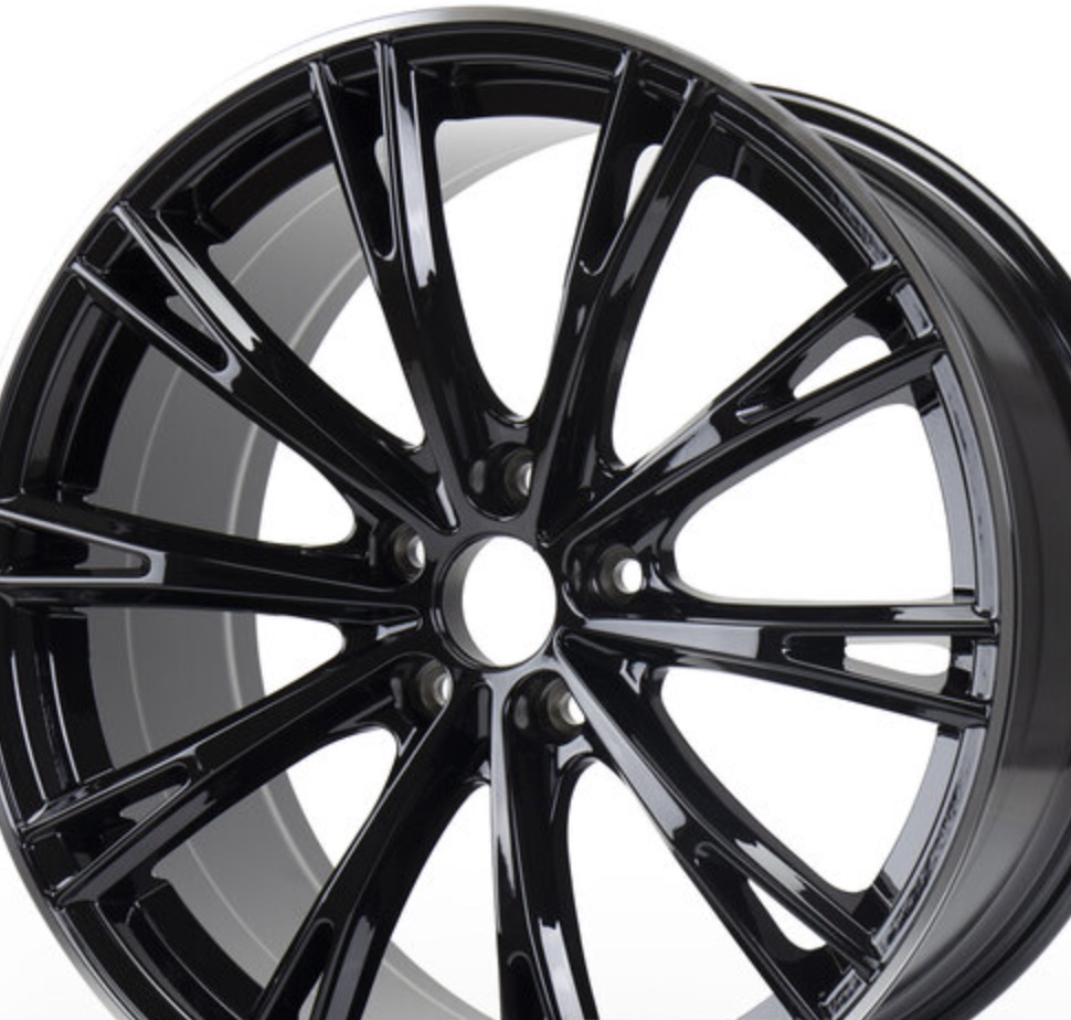 visuel JANTE NEUVE STYLE AB SPORT BLACK 19' 5x112 et40 + bagues + cache 8.5x19" n°2