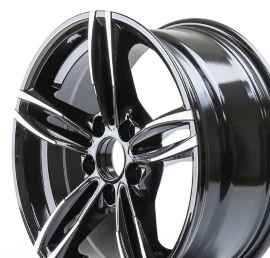 pack 4 jantes 19' 5x120 look S Sport Black Polish 9,5x19 8.5x19"