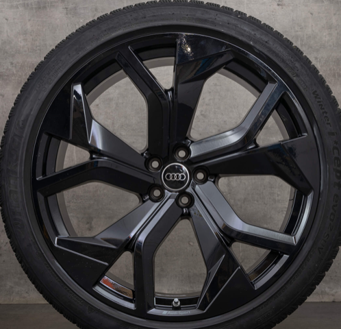 jante neuve 23'' 5x112 pour Audi Q8 Black Gloss rs 10x23"