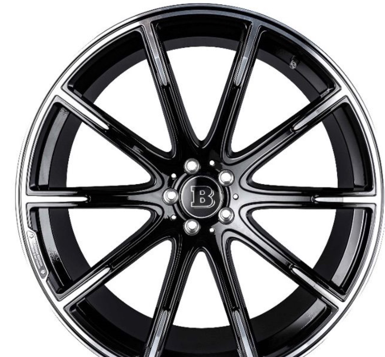 Jante 23'' 4x4  neuve pour CLASSE G SPORT MERCEDES BLACK POLISHED 10.5x23"