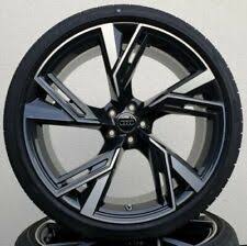Pack jante + pneu Audi SQ5 21’ 5/112 black polish 9x21"