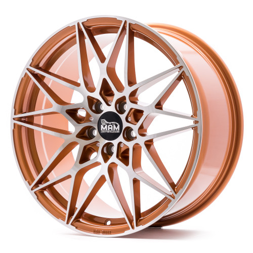 Jante neuve en 19’ 5/120 mamB2 sport orange polish 8.5x19"