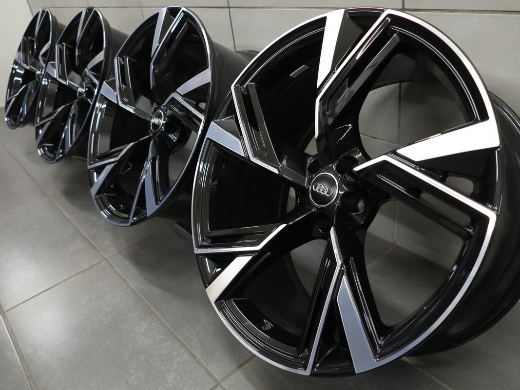 JANTE NEUVE LOOK RS6 SPORT BLACK POLISH 18' 5x112 8x18"