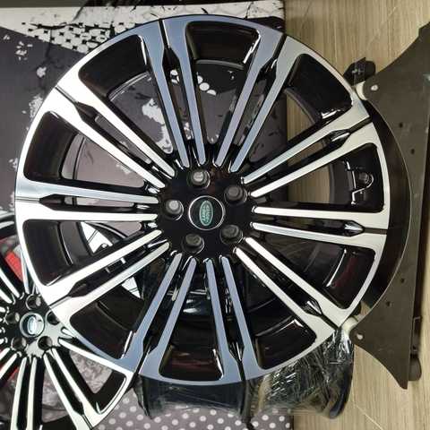 JANTE NEUVE 22' 5x120 pour Range Rover black Polish 4x4 9.5x22"