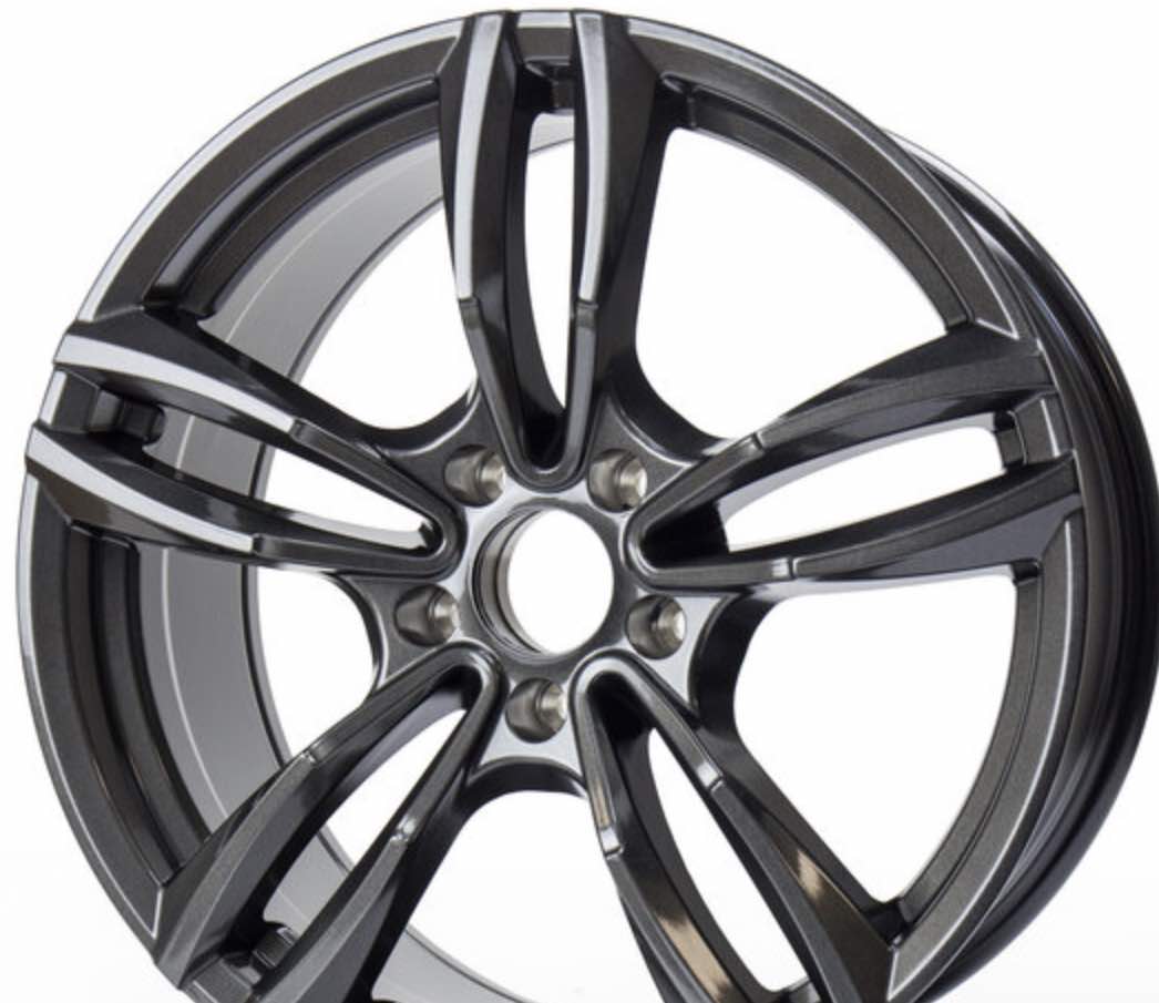 jante 17" neuve pour BMW modèle RR Sport anthracite polish 7.5x17"