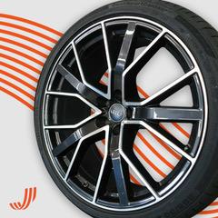 Jante neuve 22' 5x112 look S Sport black polished 4x4 SQ7 9.5x22"