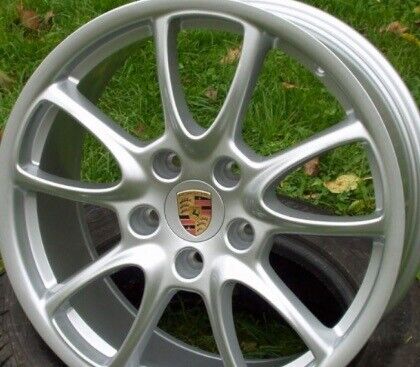 Pack 4 jantes look GT2 Sport silver POUR PORSCHE 911 / 997 TURBO 2006  11X19 8.5x19"