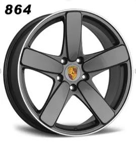 visuel Pack 4 jantes neuves 21' 5x112 pour Macan + 4 pneus neufs Hankook 265/40r21 et 295/35r21 10x21 et 9x21" n°1