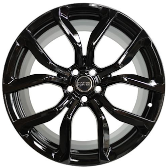 JANTE NEUVE EN 22 5X120 BLACK GLOSS POUR RANGE ROVER 10x22"